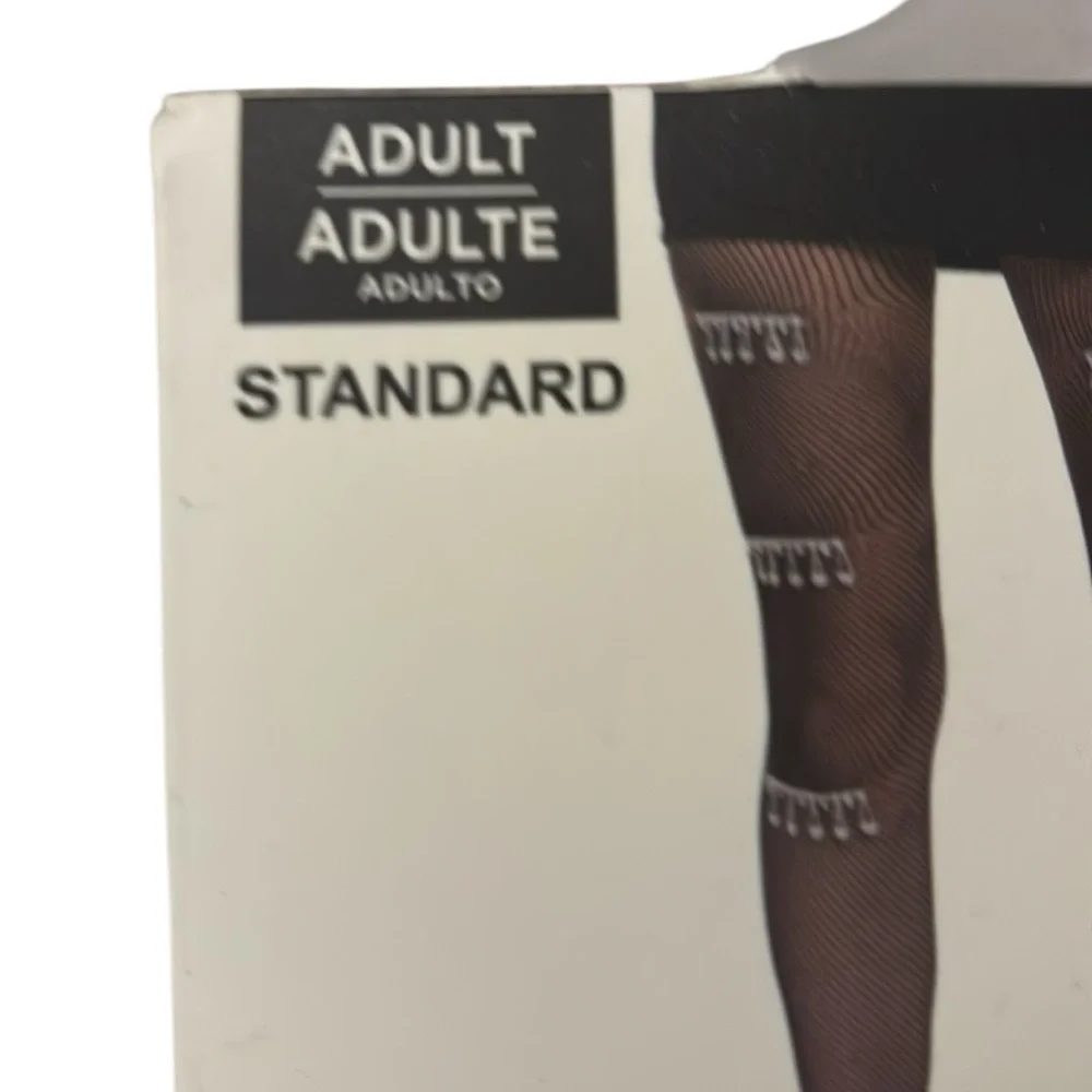 NWT Black Rhinestone Fishnet Stockings